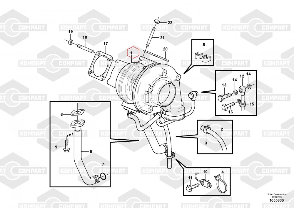 ТУРБИНА 22205087 ОТ — КУПИТЬ С ДОСТАВКОЙ ПО РОССИИ